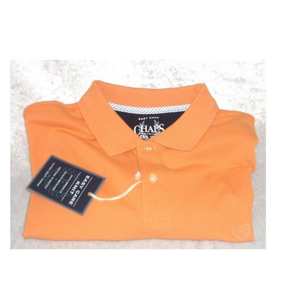 Men's Polo Shirt Chaps Easy Care Short Sleeves size S NEW - Picture 2 of 5